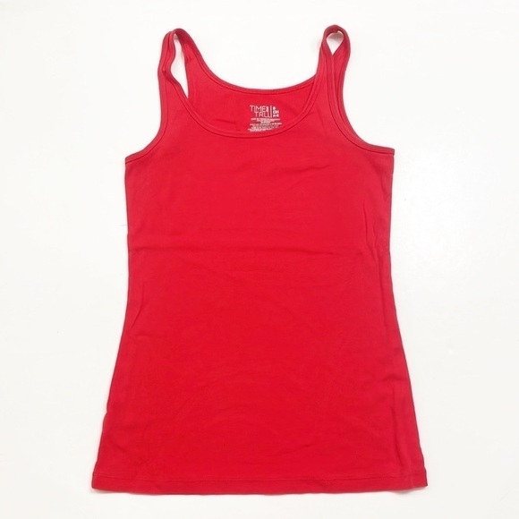 Time and Tru red tank top - Picture 1 of 5
